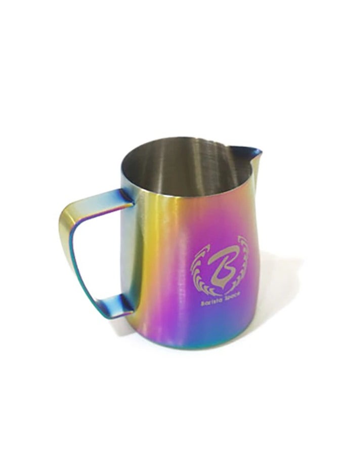 Stainless Steel Milk Pitcher - 350ml Capacity, Milk Jug Ideal for Latte Art, Easy Frothing and Pouring, Color – Rainbow. - pzsku/Z8E4A15591CA48002730AZ/45/_/1733814613/f72857ec-9efd-4d51-9341-8ace78395830