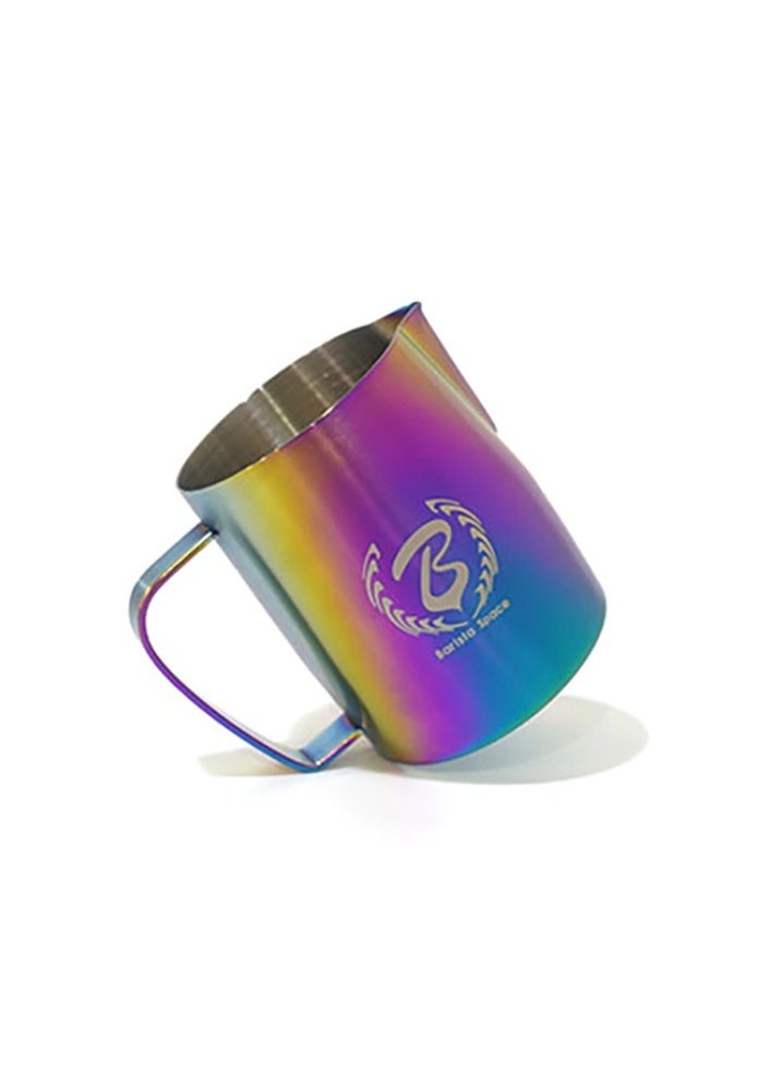 Stainless Steel Milk Pitcher - 350ml Capacity, Milk Jug Ideal for Latte Art, Easy Frothing and Pouring, Color – Rainbow. - pzsku/Z8E4A15591CA48002730AZ/45/_/1733814654/0de85f75-7f75-43a3-b866-5564d45fcba2