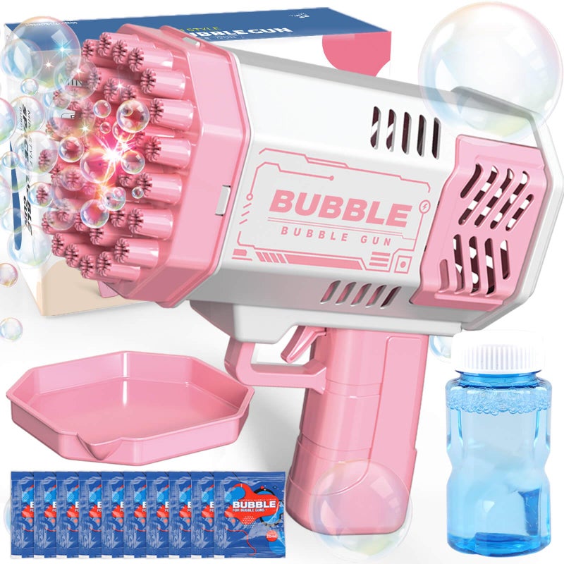 JONEG Toys for 38 Year Old Boys Girls Bubble Machine for Kids with Bubble Solution Gifts for 3 4 5 6 7 8 Years Old Boy Birthday Toy for Kid Toddlers Ages 46 Outdoor Wedding Bubbles Blower Maker - Image 3