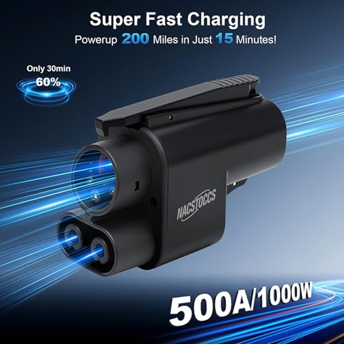 NACSTOCCS Electric Vehicle Charging Adapter Compatible with Tesla Supercharger, Fit for Rivian,Ford,GM EVs for Tesla Supercharger to CCS1 Charger Adapter, Max 500A 1000V Fast Charge - Image 4