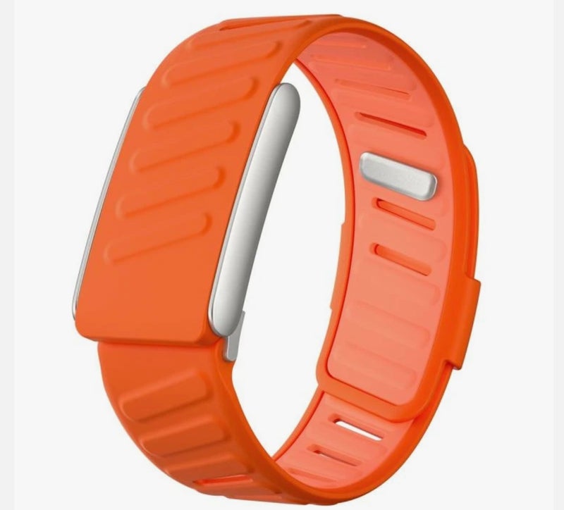 AURORA حزام بديل سيليكون رياضي AURORA متوافق مع جهاز تتبع اللياقة البدنية والنشاط Whoop Life، متين، مريح وقابل للتنفس وحزام معصم قابل للتعديل سهل الاستخدام ومثالي لكل مناسبة باللون البرتقالي - Image 1