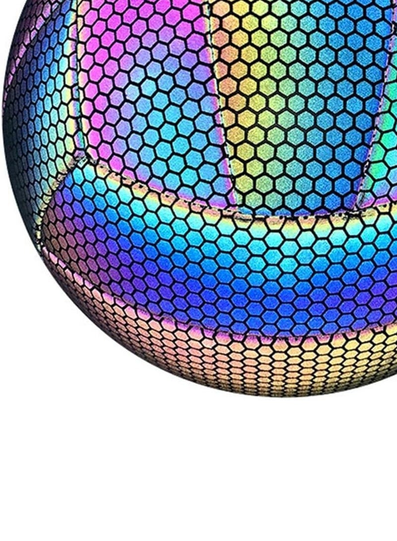 Reflective Volleyball - Official Size of indoor/outdoor/gym/beach game No. 5, Explosion Machine Sewn Soft Volleyball, Sports Training Game Ball, High-quality Soft Volleyball - Image 4