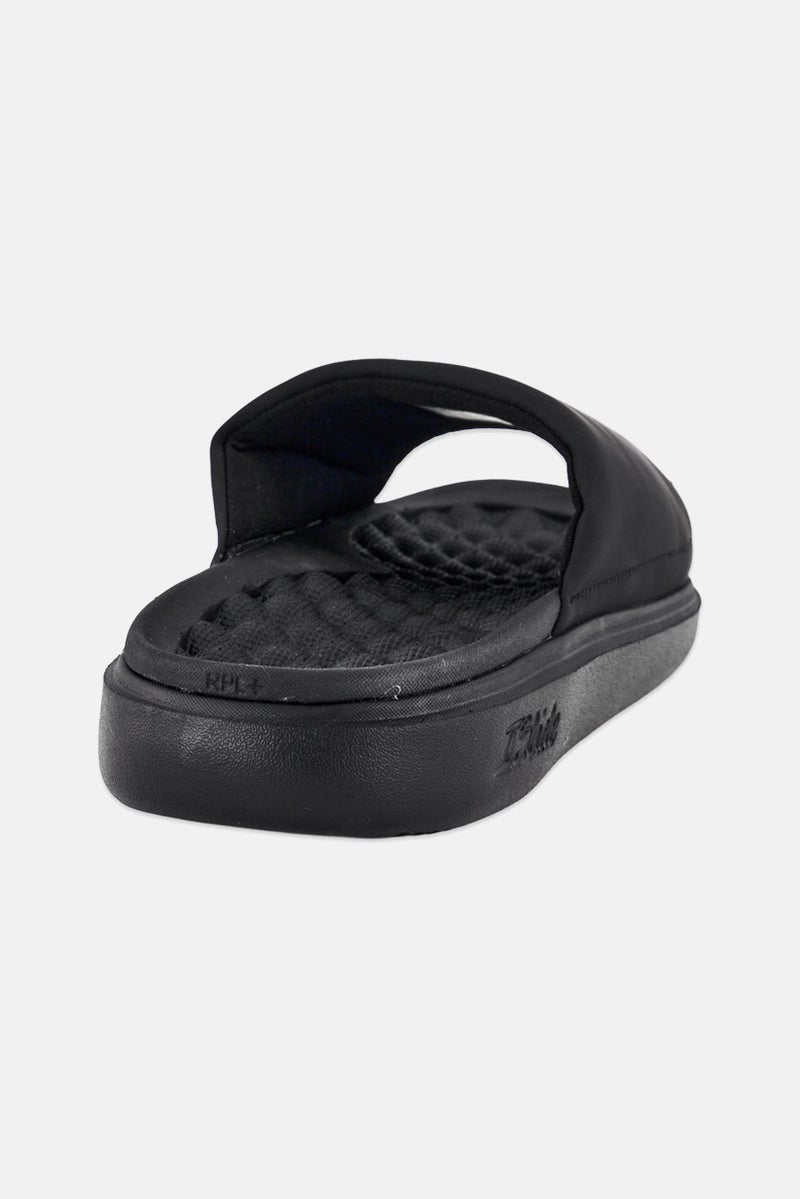 ISlide Men Boston Celtics Primary Logo Slip On Slides, Black - Image 3