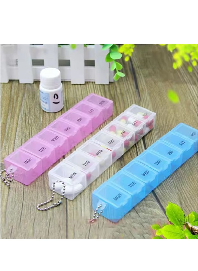 Pill Organizer Medicine Storage Box With Key Chain - Pink Color - pzsku/Z8E4A7667EB622A781832Z/45/_/1737201416/ca9700e9-24fa-4cbd-93ef-54728a206aec