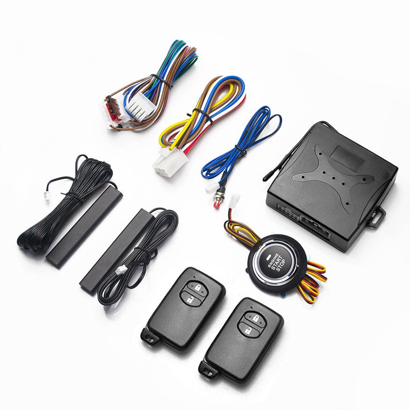 Shenyi Car Modification One-Click Start Keyless Entry Pke One-Way Anti-Theft Device Remote Start 12V System - Image 1