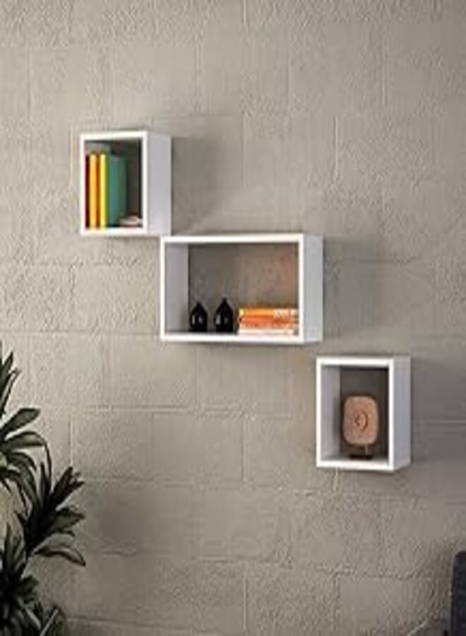 Home Gallery Home gallery Wall shelf 30x30x22 white 
