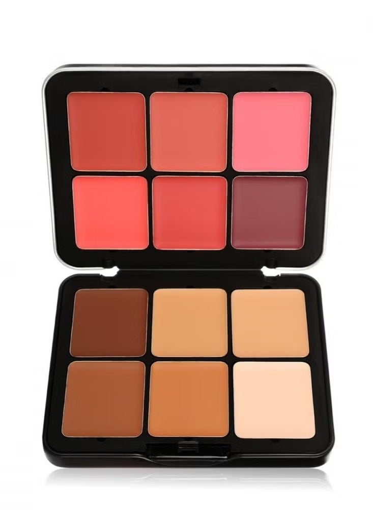 ميك اب فور ايفر MAKE UP FOR EVER Ultra HD Face Essentials Multi-Use Palette (12 درجة لون كريمية) - Image 3