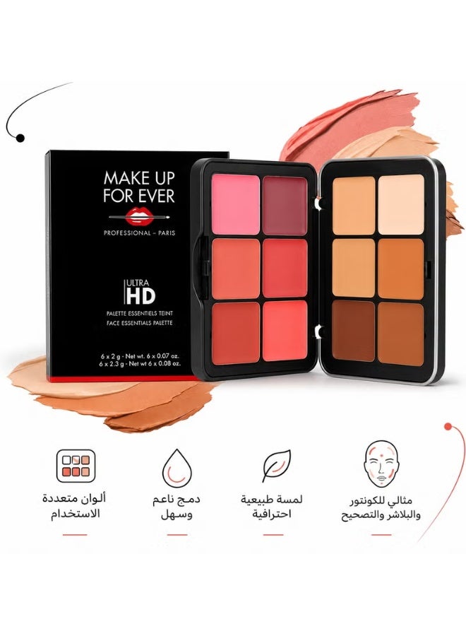 ميك اب فور ايفر MAKE UP FOR EVER Ultra HD Face Essentials Multi-Use Palette (12 درجة لون كريمية) - Image 2