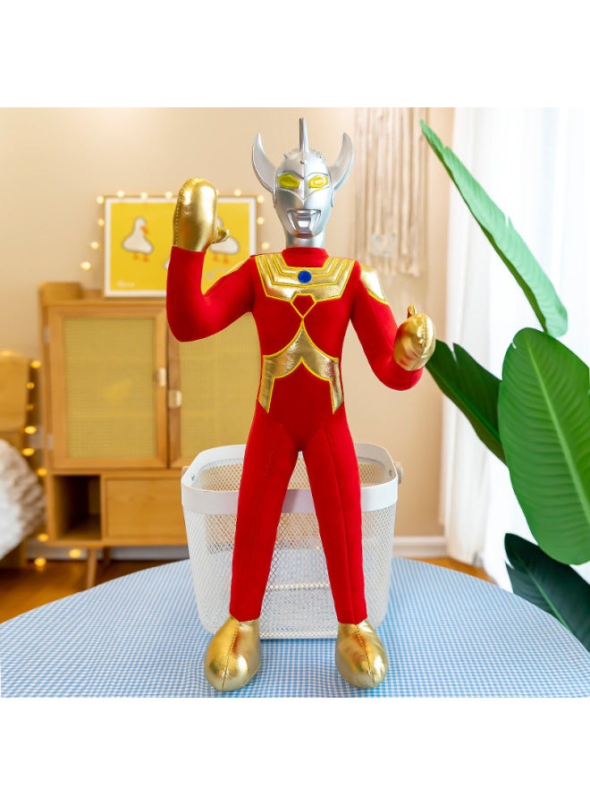 Ultraman Doll Rag Doll Anime Plush Doll Large Rag Doll For Boys Birthday Gift-Color:Cerro Red-Height:70cm - Image 1