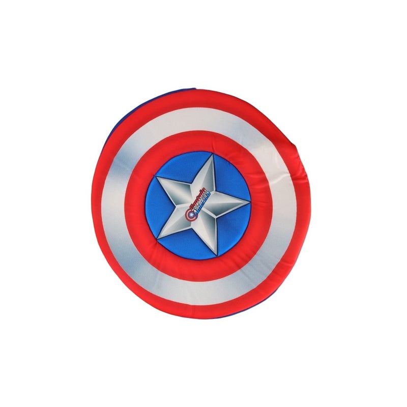 ملابس كابتن امريكا مع قناع و درع مقاس L من 8-9 سنين - L - Image 2