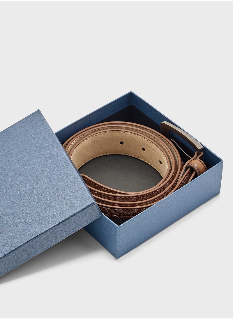 Robert Wood Genuine Leather Casual Belt  - Image 3