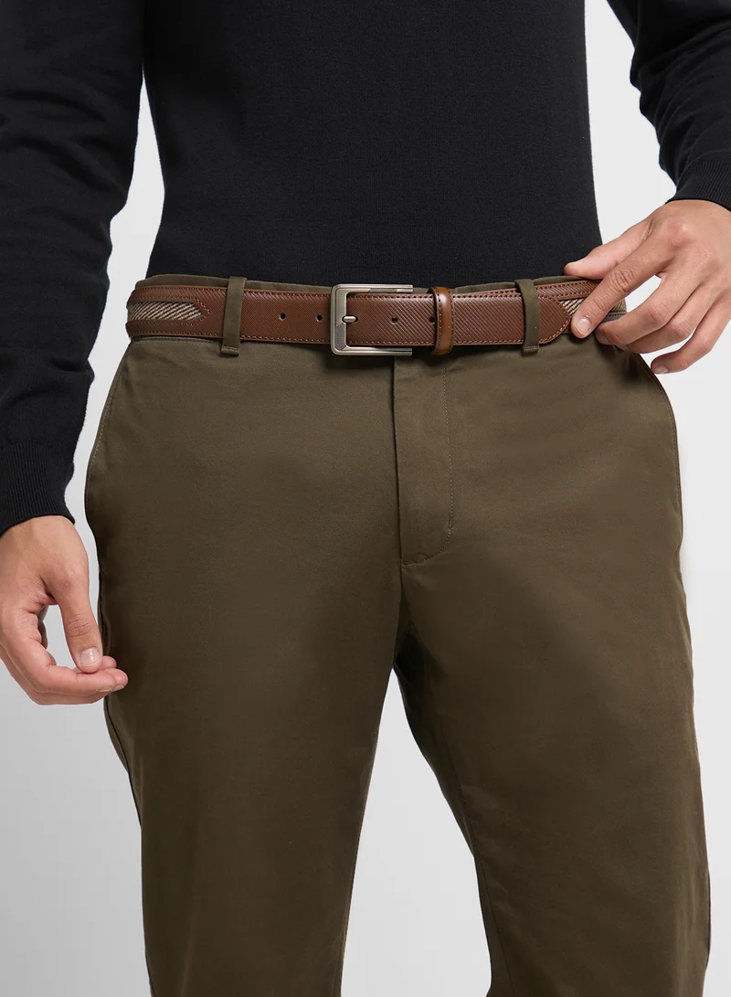 Robert Wood Genuine Leather Casual Belt