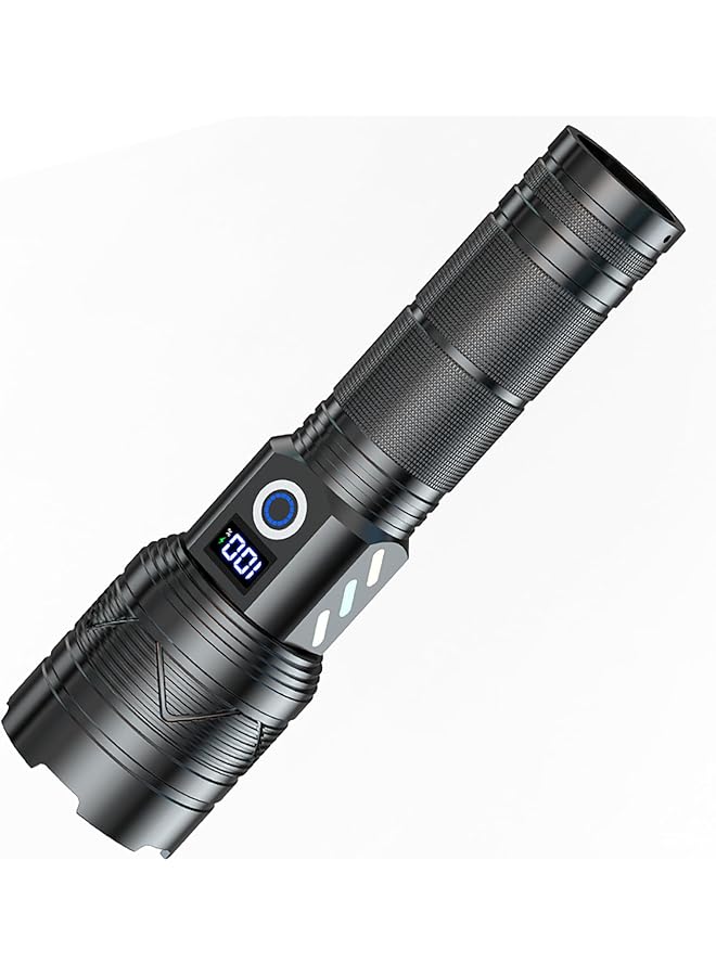 S-TOP Torch, Flashlight LED Torch Fast Charging 18000 Lumen Handheld Torch, Long Range 5000ft, 5 Lighting Modes IPX7 Waterproof Torches Zoomable Long Shot Flash Light for Emergency Security Camping - Image 1