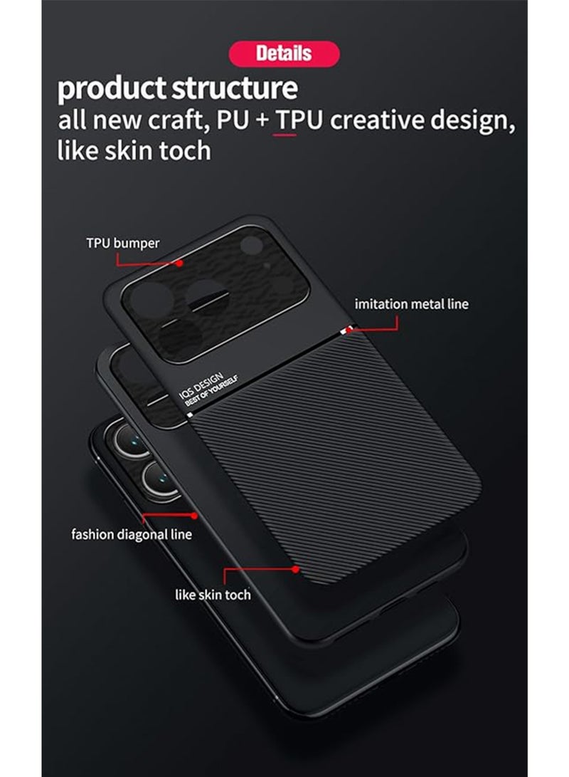 WRISTWISE Case Cover for iPhone 17 Pro, Skin Texture is Non-Slip and Shockproof Phone Case, [Skin-Friendly PU Leather] [Ultra-Thin TPU] Cover for iPhone 17 Pro Green - Image 2