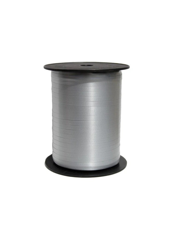 رول شريط لتغليف الهدايا وربط البالونات فضي