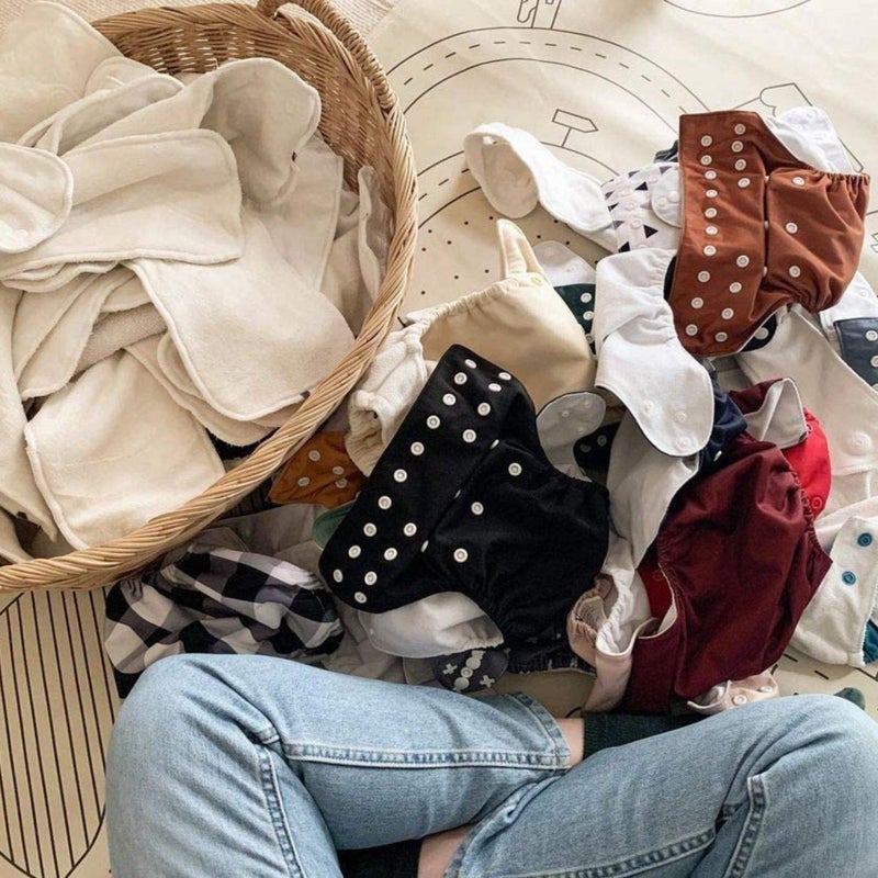 Nora's Nursery Baby Cloth Pocket Diapers Inserts 10 Pack - Image 4