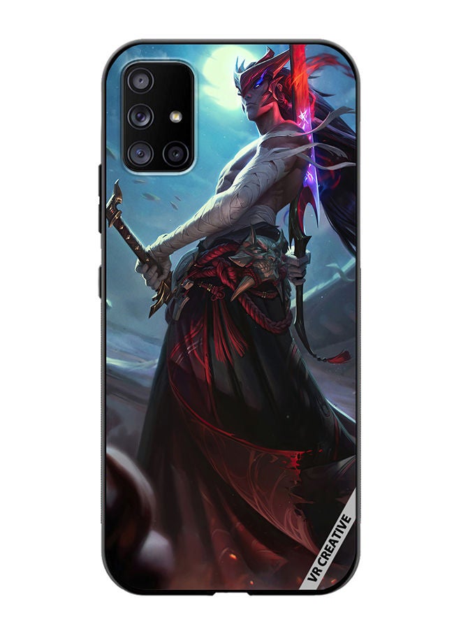 VR CREATIVE Protective Case Cover For Samsung Galaxy A71 5G Yone League Of Legends Design Multicolour - Image 1