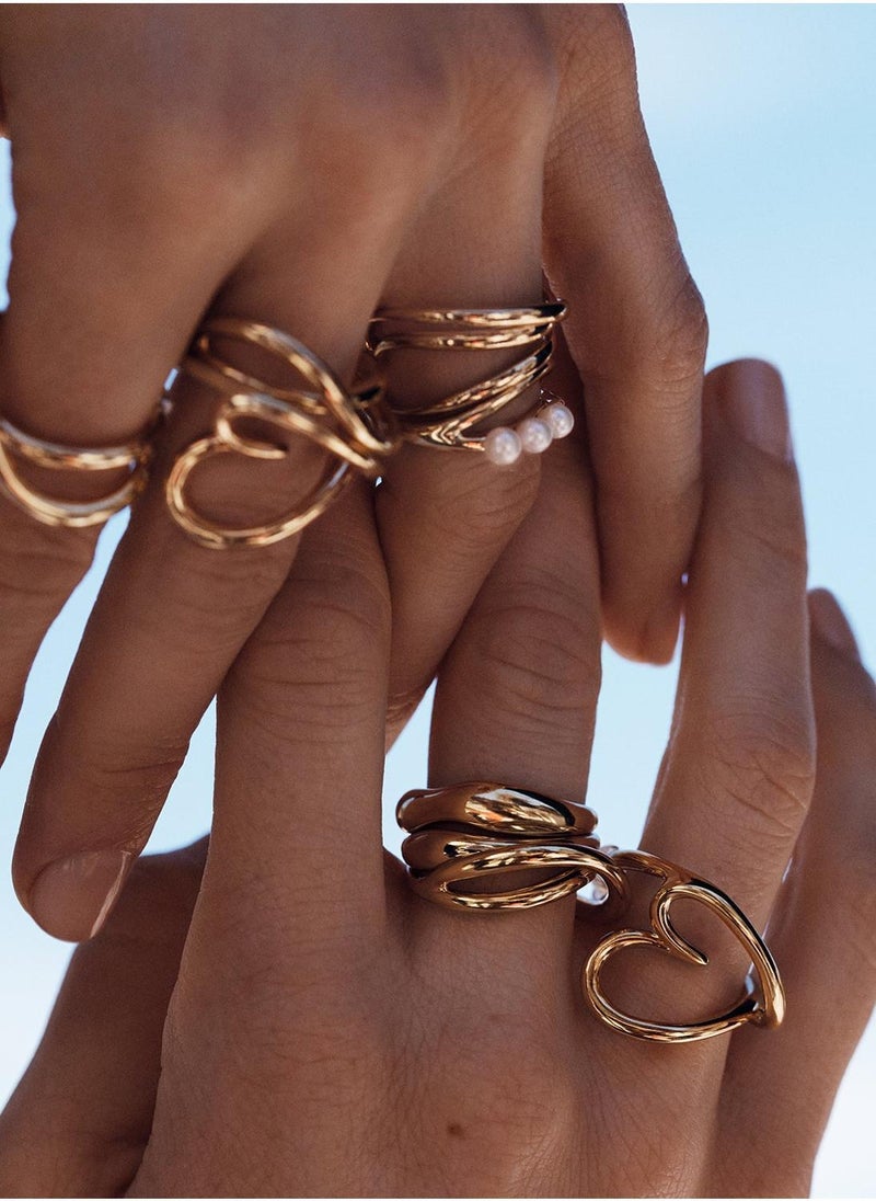 باندورا خاتم مطلي بالذهب - Image 4