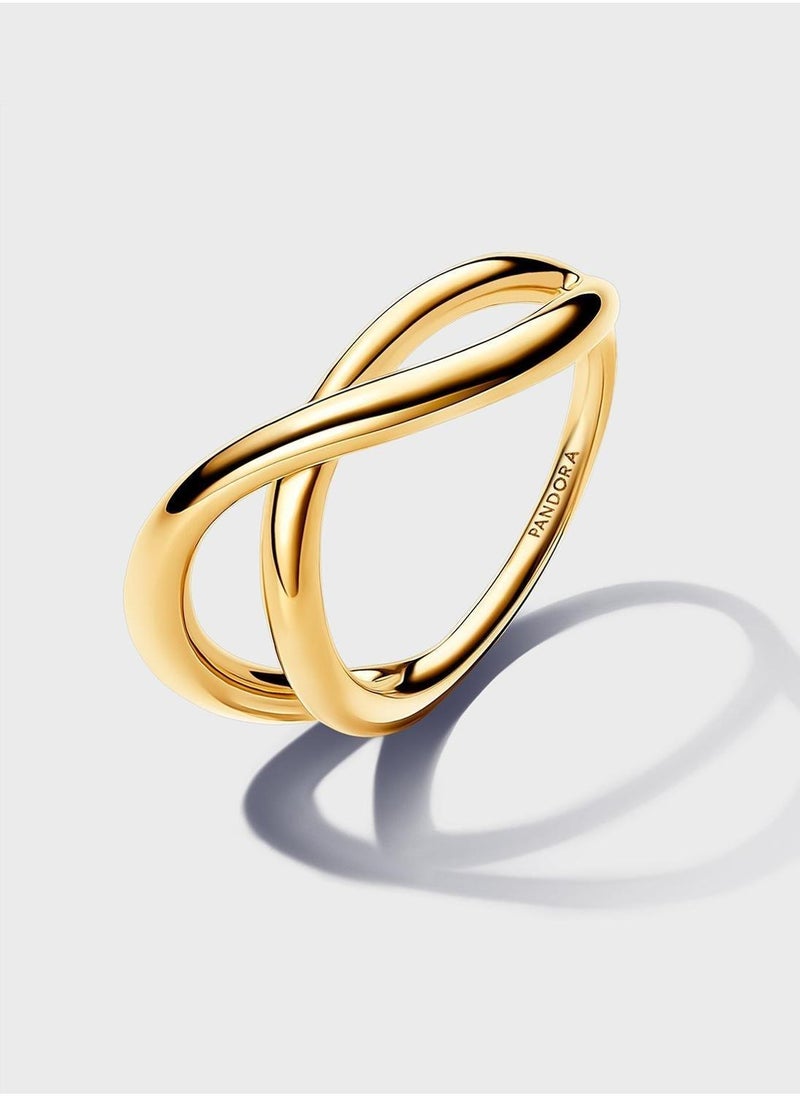 باندورا خاتم مطلي بالذهب - Image 1