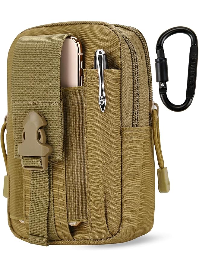 PROMASS Tactical Waist Pouch Edc Molle Waist Bag Belt Phone Pouch Holster Purse Carrying Pouch For Smartphone, Tools
