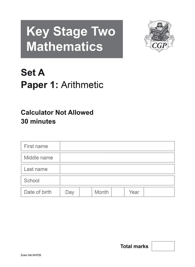 null - KS2 Maths SATS Practice Papers: Pack 5 - for the 2025 tests (with free Online Extras) - Image 1