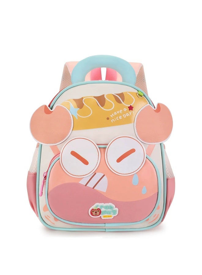 Kids School Backpack 3D Crab 3-5 Years Waterproof Large Capacity Lightweight Spine-Protective Wear-Resistant Breathable School Supplies - Image 1