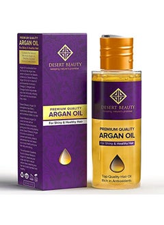 Desert Beauty زيت الأرغان الفاخر لعلاج زيت الشعر للشعر الجاف التالف، زيت نمو الشعر (120 مل/4 أونصة) تركيبة زيت مغربي للترطيب ومنع تساقط الشعر  - Image 2