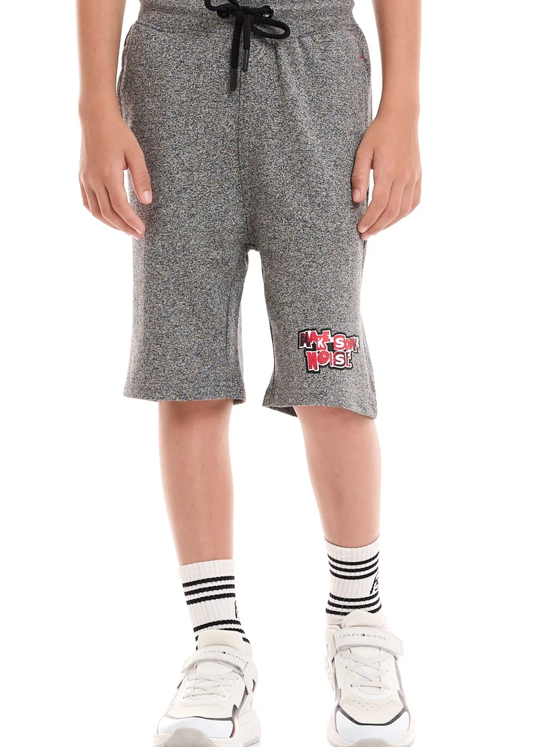 victor and jane Boys 2-Piece Set: T-Shirt & short for (6-12 Years) Red & Black
