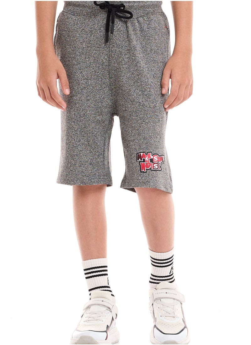 victor and jane Boys 2-Piece Set: T-Shirt & short for (6-12 Years) Red & Black  - Image 4