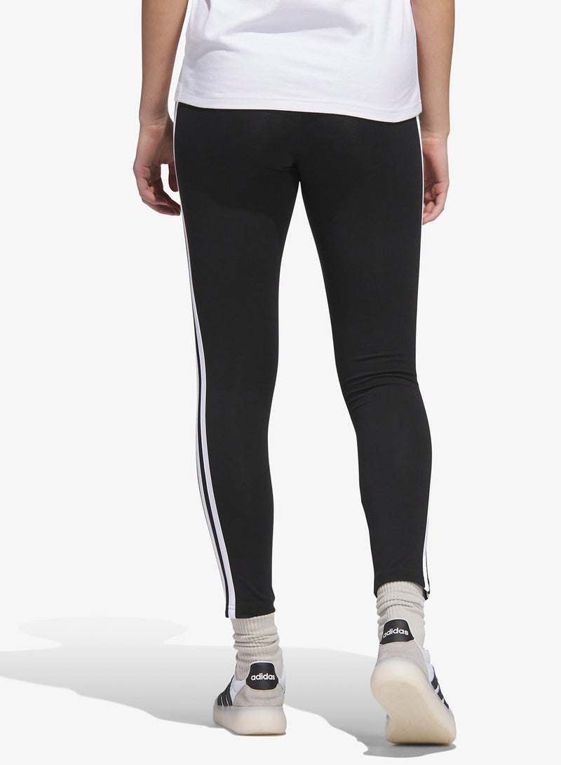 Adidas Essentials 3-Stripes High-Waisted Single Jersey Leggings - Image 2