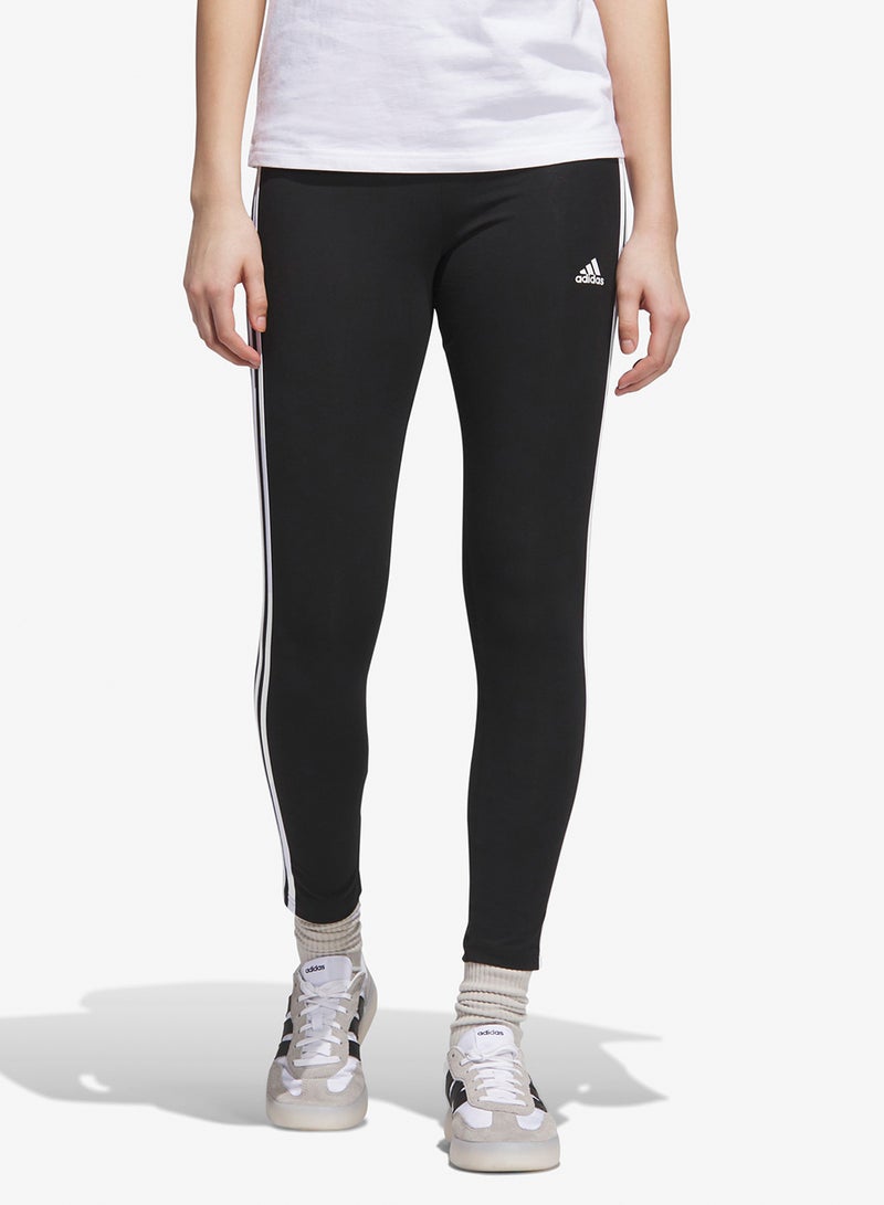 Adidas Essentials 3-Stripes High-Waisted Single Jersey Leggings - Image 1