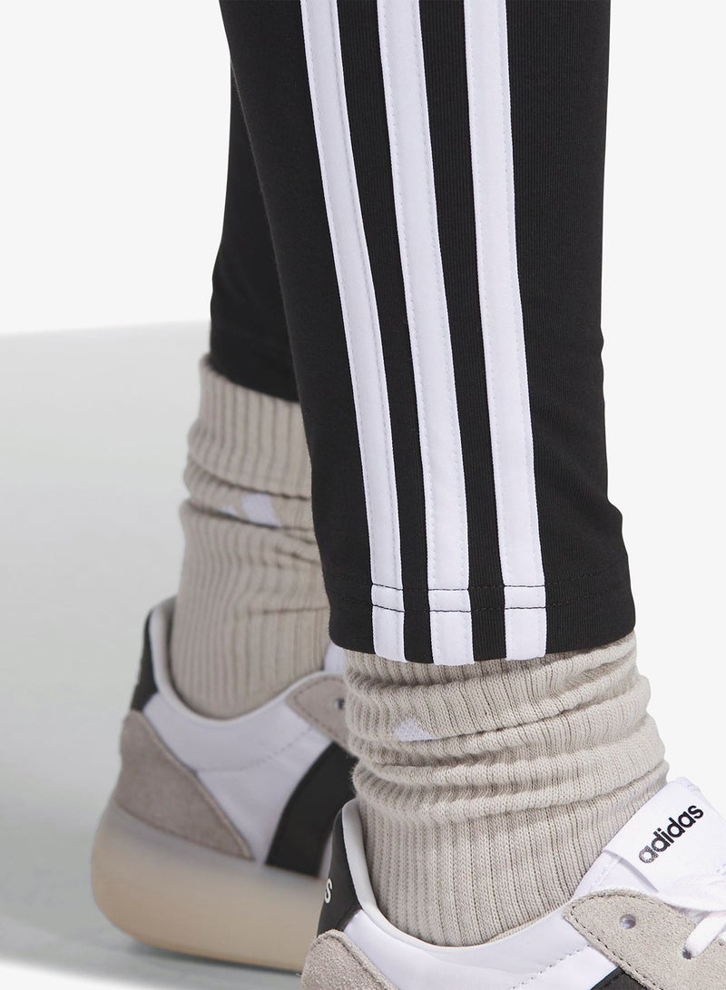 Adidas Essentials 3-Stripes High-Waisted Single Jersey Leggings - Image 4