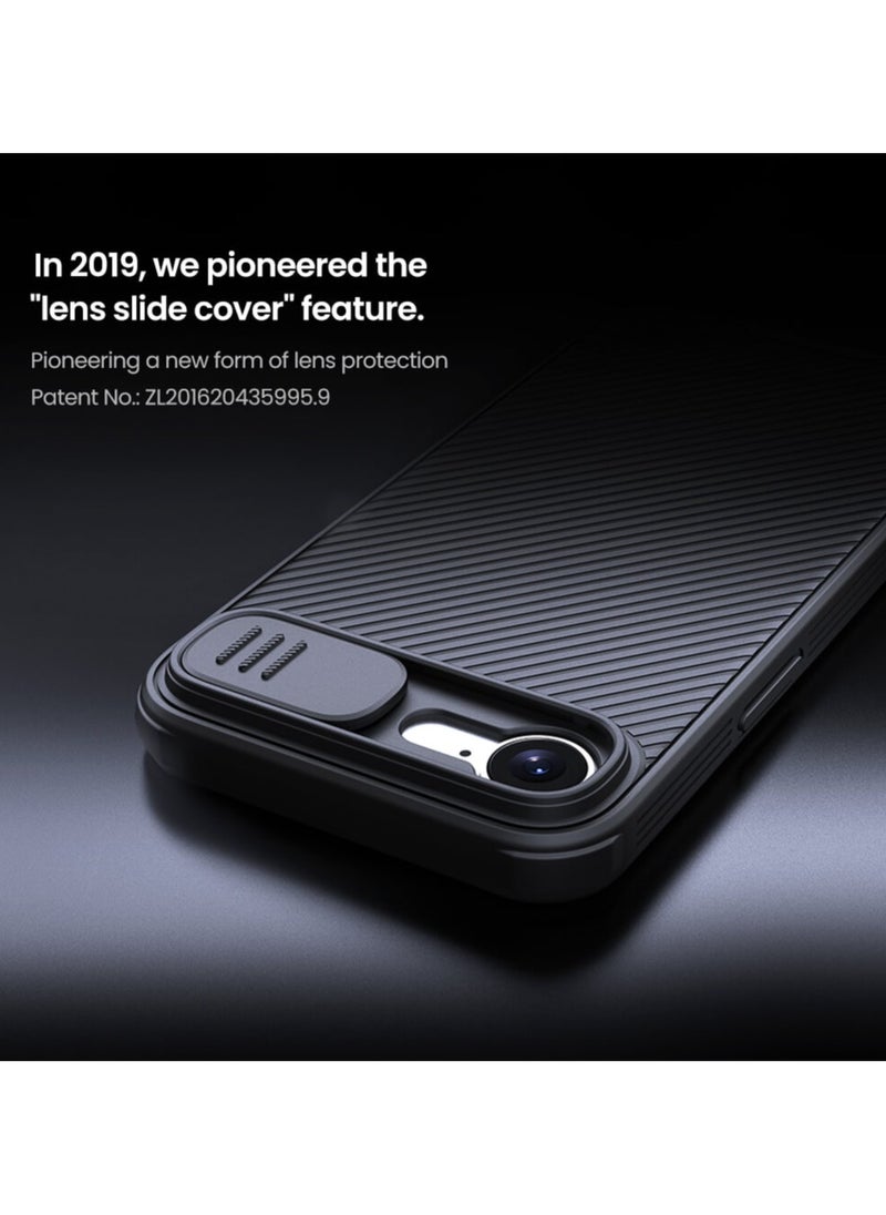 Case for iPhone 16E Nillkin Camshield Pro Cover with Slide Camera Lens Protection PC Back & TPU Bumper Frame Protection Anti Fingerprint Soft Delicate Touch Case