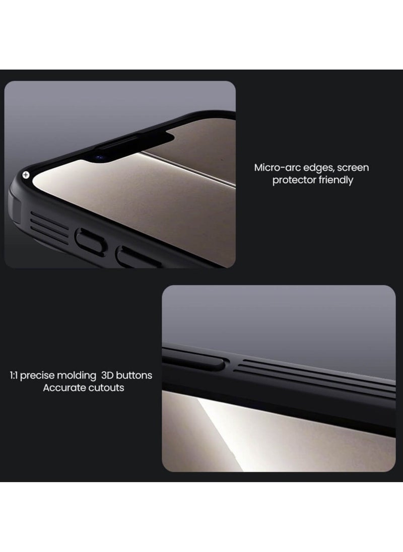 Case for iPhone 16E Nillkin Camshield Pro Cover with Slide Camera Lens Protection PC Back & TPU Bumper Frame Protection Anti Fingerprint Soft Delicate Touch Case