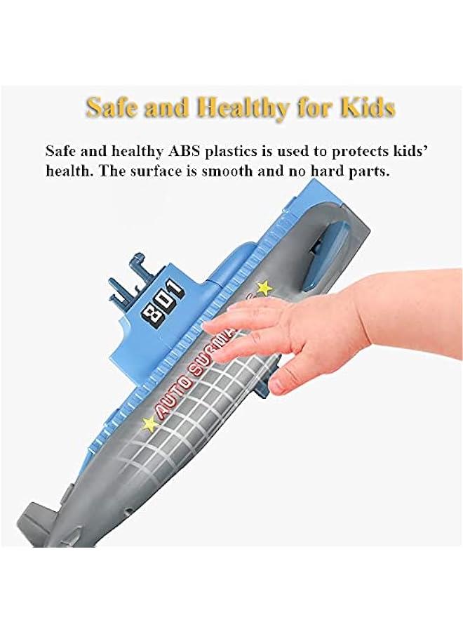 Windup Submarine Bath Toy Clockwork boat Floating Toy SUB Tub Toy Swimming Bathtub Toy Water Toy Fish Tank Toy Submarine Model Toy for Boys and Girls - Image 5