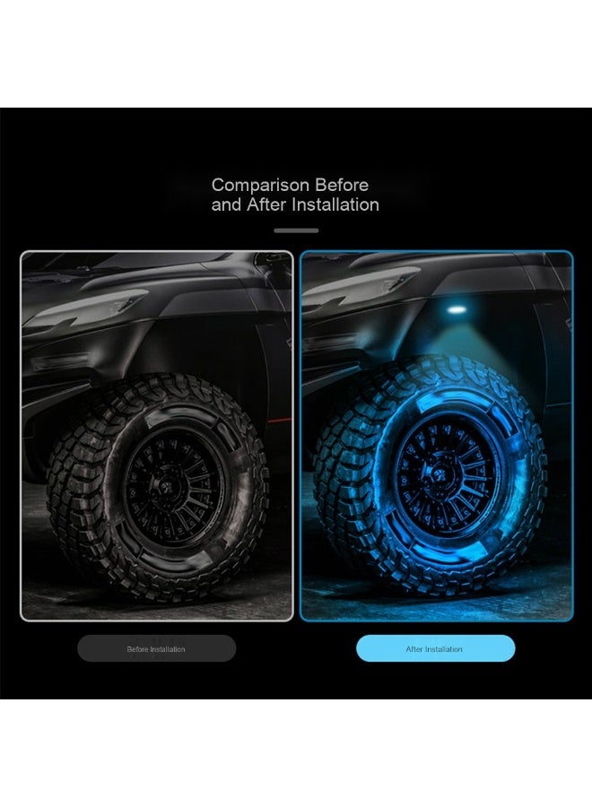 Loquat 12V Car LED Chassis Lights for Off-Road Vehicles - Wrangler Underbody Lights, Grille Lights, Ambient Lighting (Pack of 4) - Image 3