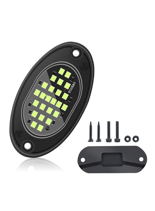 Loquat 12V Car LED Chassis Lights for Off-Road Vehicles - Wrangler Underbody Lights, Grille Lights, Ambient Lighting (Pack of 4) - Image 5