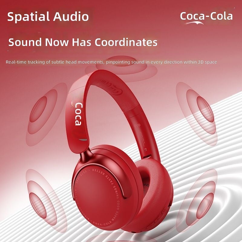 Coca-Cola T-68 Bluetooth Headset with ANC Active Noise Cancellation - Ideal Gift for Students - Image 3