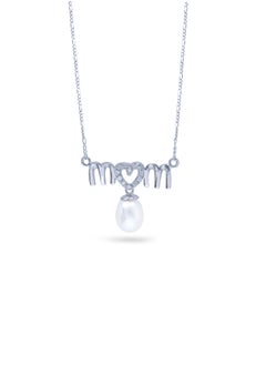 Subhati Pendant " Ummi Design " With Silver 925 , Zercon Stone and Cultured Pearl  - Image 1