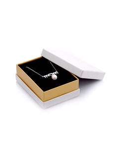 Subhati Pendant " Ummi Design " With Silver 925 , Zercon Stone and Cultured Pearl  - Image 2
