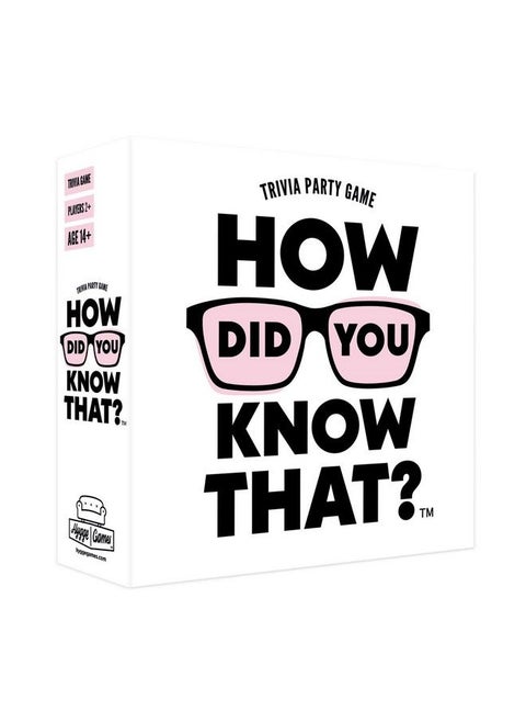 How Did You Know That? Trivia Party Game White