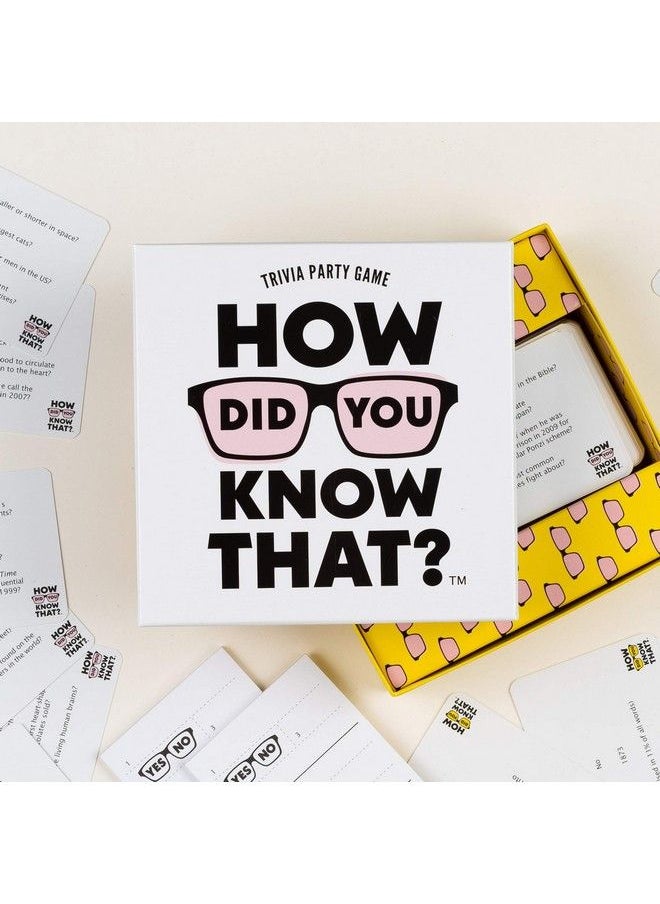 Hygge Games - How Did You Know That? Trivia Party Game White - Image 1