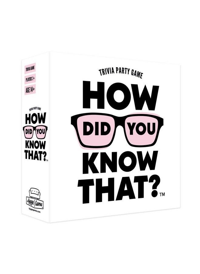 Hygge Games - How Did You Know That? Trivia Party Game White - Image 1