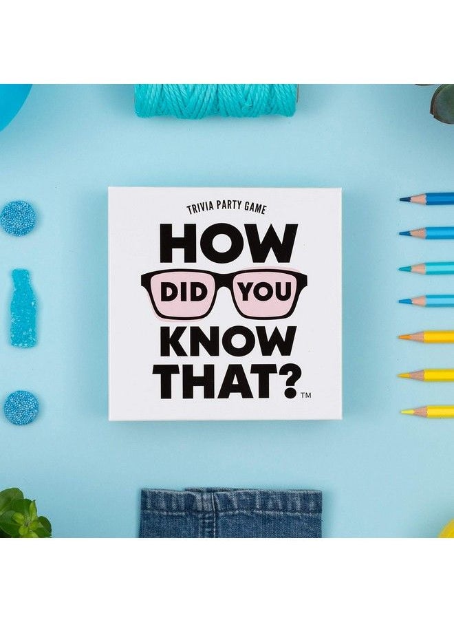 Hygge Games - How Did You Know That? Trivia Party Game White - Image 1