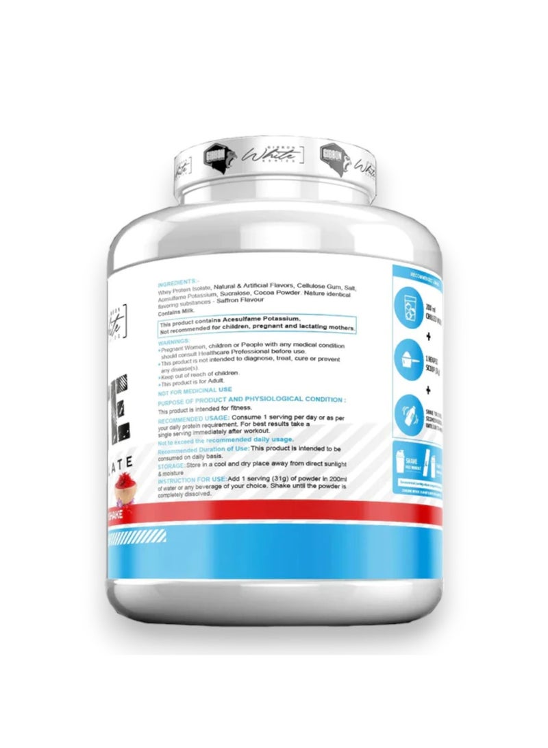 GIBBON بروتين مصل اللبن المعزول، بنكهة مخفوق الزعفران، 5 رطل - Image 2