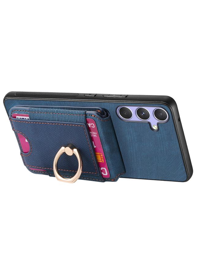 S-TOP Case For Samsung Galaxy S24+ 5G Retro Splitable Magnetic Stand Card Bag Leather Phone Case - Image 5