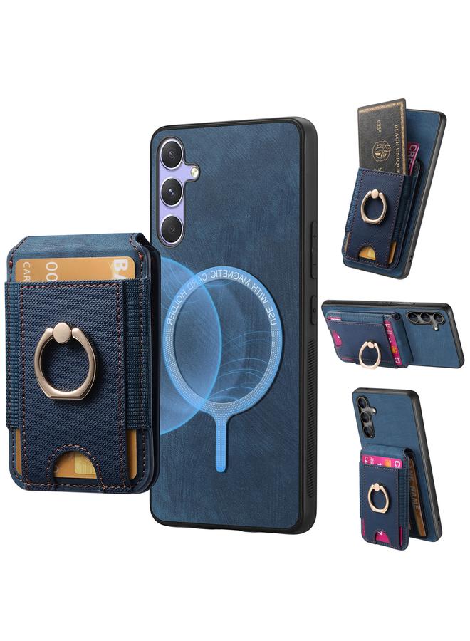 S-TOP Case For Samsung Galaxy S24+ 5G Retro Splitable Magnetic Stand Card Bag Leather Phone Case - Image 1