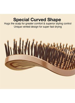 NanoThermic Ceramic + Ion Flex Scalp-Hugging & Vented Hair Brush NT-FLEXPRO (Pro)