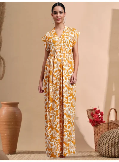 Alaya Hand Embroidered Chikankari Cotton Jalabiya-AL3697A
