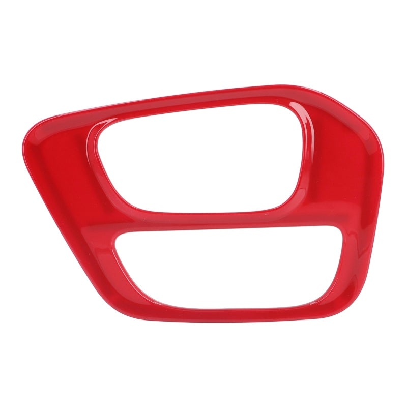 Gear Shift Panel Frame Red: ABS Material With Anti UV Coating - Precise Fitment For 2015-2021 Models Center Console Trim for Dodge Challenger Interior Upgrade - Image 1